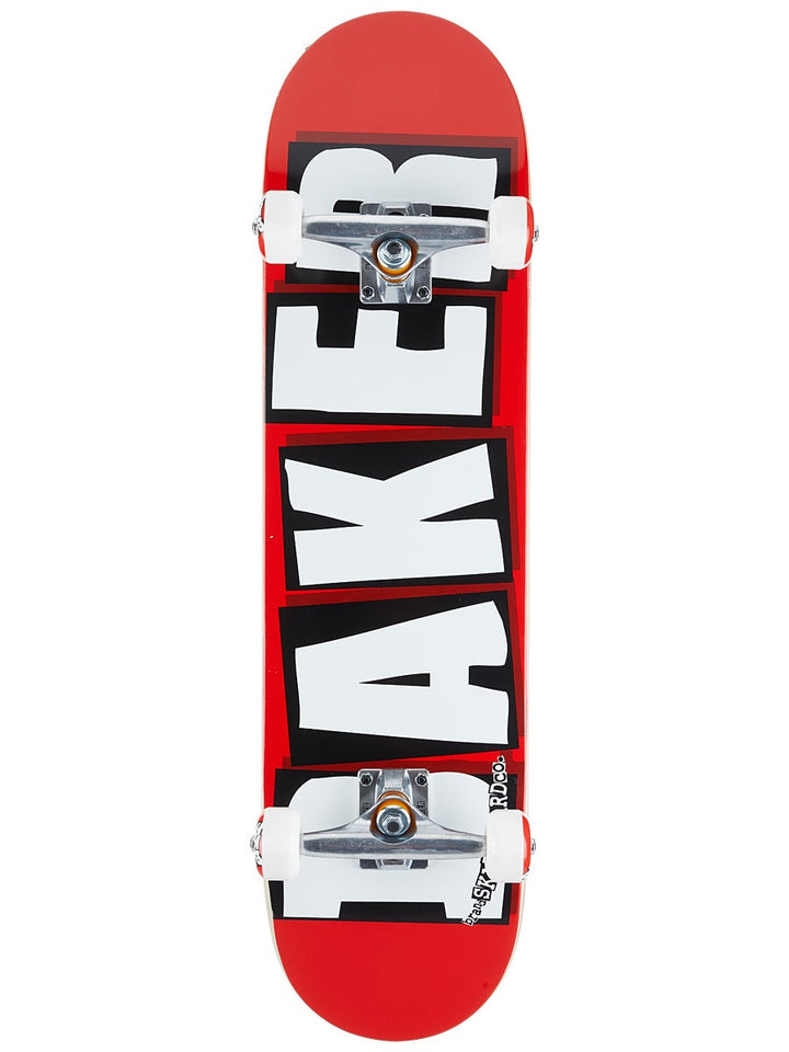 Baker Brand Logo White 7.75" Complete Skateboard