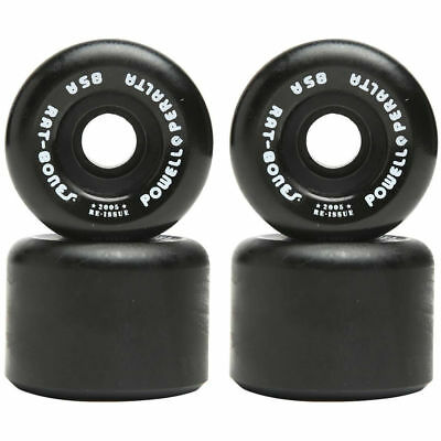 Powell Peralta Rat Bones 60mm 85a Black Skateboard Wheels